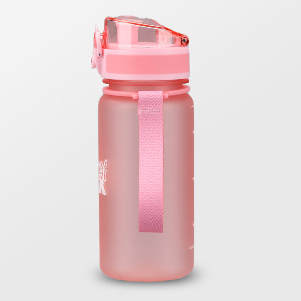 Perfekto24 Trinkflasche Faltbare Trinkflasche in Rosa - Wasserflasche aus  Silikon (600ml)
