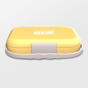 Auslaufsichere und BPA freie Lunchbox in Gelb