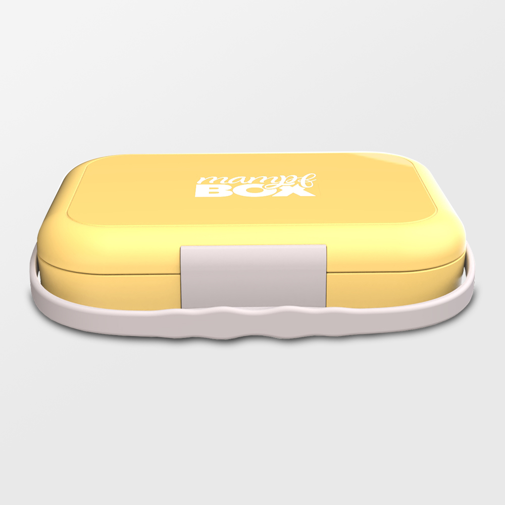 Auslaufsichere und BPA freie Lunchbox in Gelb