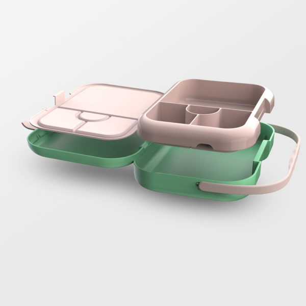 Auslaufsichere und BPA freie Lunchbox in Grün