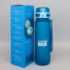 Auslaufsichere Trinkflasche in blau. 500ml, BPA-frei und für Kohlensäure geeignet. Perfekt für Kinder im Kindergarten und Schule