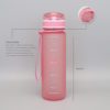 Auslaufsichere Trinkflasche für Kinder in pink. BPA-frei und Kohlensäure geeignet. Ideal für Schule und Kindergarten. 500ml Fassungsvermögen. Rückseitenansicht mit Fruchtsieb und Nylon-Trageschlaufe. Flaschenkörper aus Tritan. Geruchs- und Geschmacksneutral. 23,5cm hoch und 6,5cm im Durchmesser. Flasche wiegt nur 138g